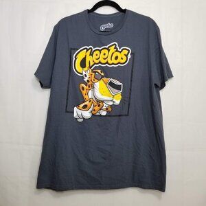 Cheetos Chester Cheetah graphic tshirt gray sz XL